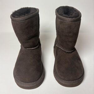 UGG Dark Brown Shearling Boots